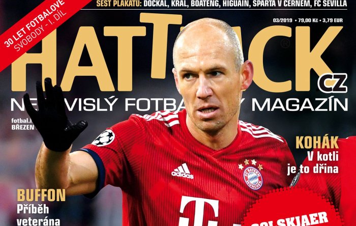 Robbenův konec v Bayernu, ligová esa, která zklamala i 30 let fotbalové svobody! To vše v Hattricku