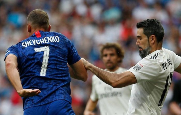 Střet legend: Ševčenkovi a spol. nepomohly na madridském San Bernabéu ani čtyři vstřelené góly