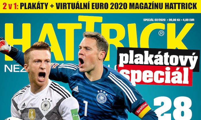 Speciál Hattricku Plakáty legend z historie ME, EURO 2020 s Panenkou vyhrají Němci! Ukázky z Řepkovy knihy z vězení