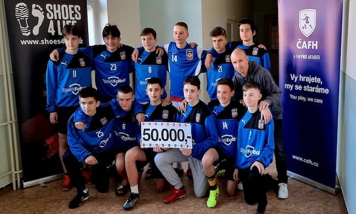 Členské příspěvky ČAFH za rok 2022 pomohou fotbalistům z Ukrajiny